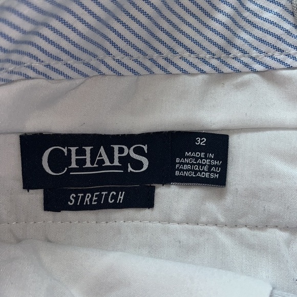 Chaps men’s Classic Fit Oxford Shorts light gray Size 32 - Picture 4 of 11